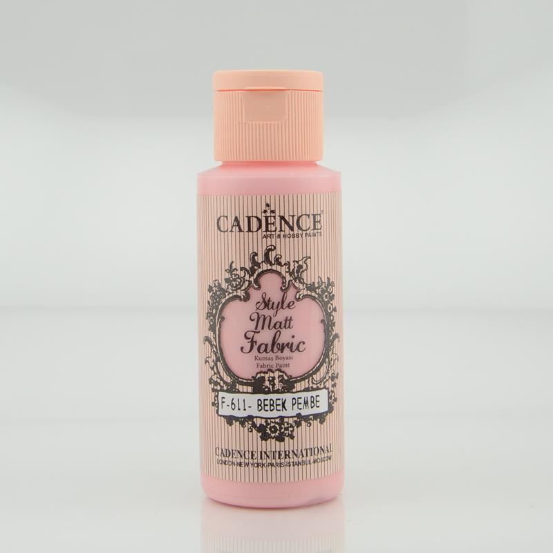 STYLE MATT KUMAŞ BOYA F-611 BEBEK PEMBE 59ML