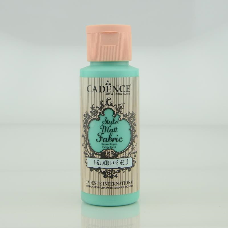 STYLE MATT KUMAŞ BOYA F-621 AÇIK NANE YEŞİLİ 59ML