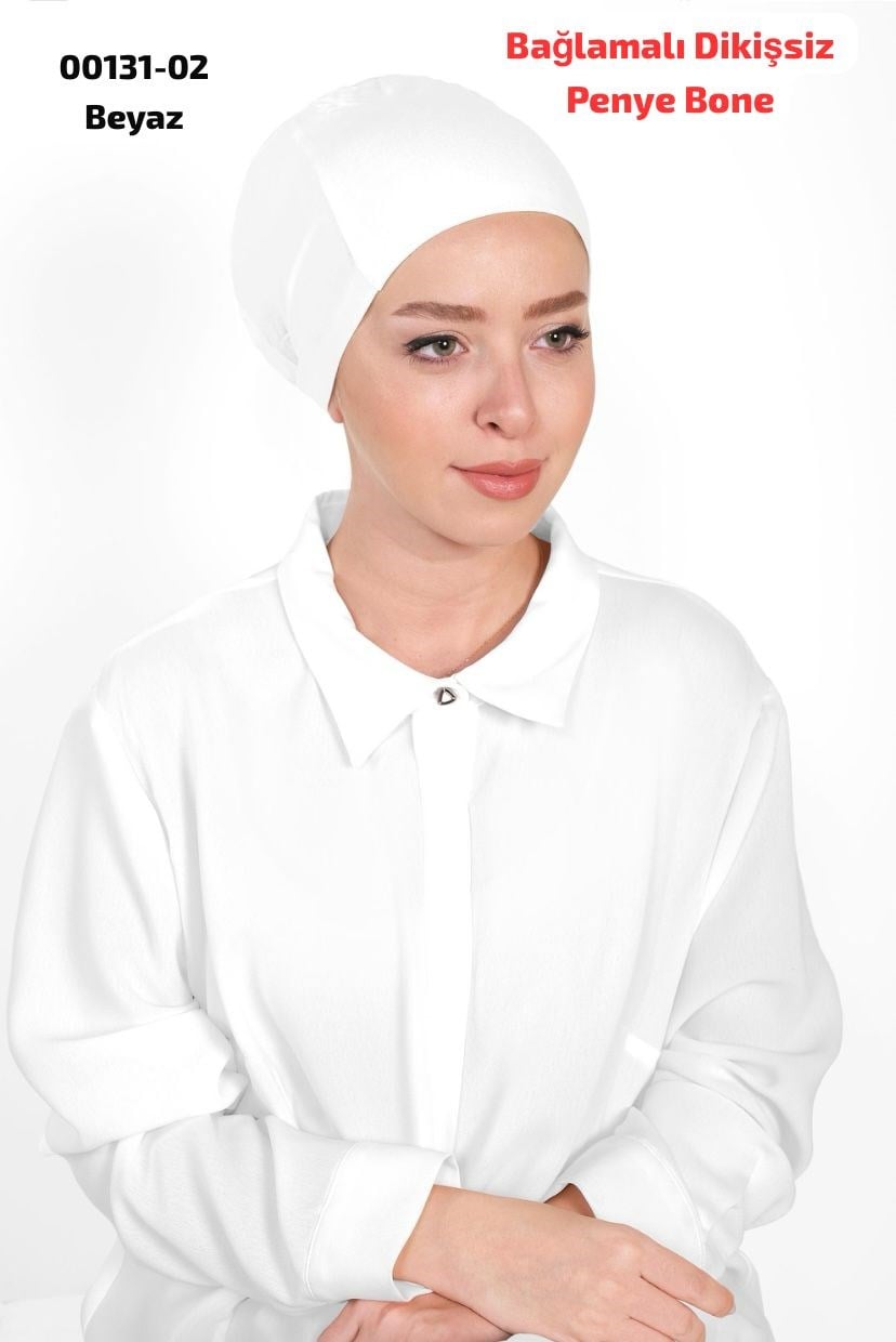 00131 Dikişsiz Penye Bone Bağlamalı
