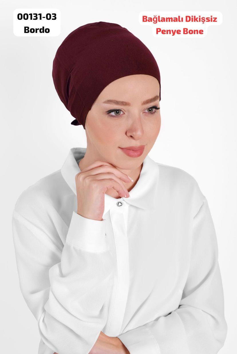 00131 Dikişsiz Penye Bone Bağlamalı