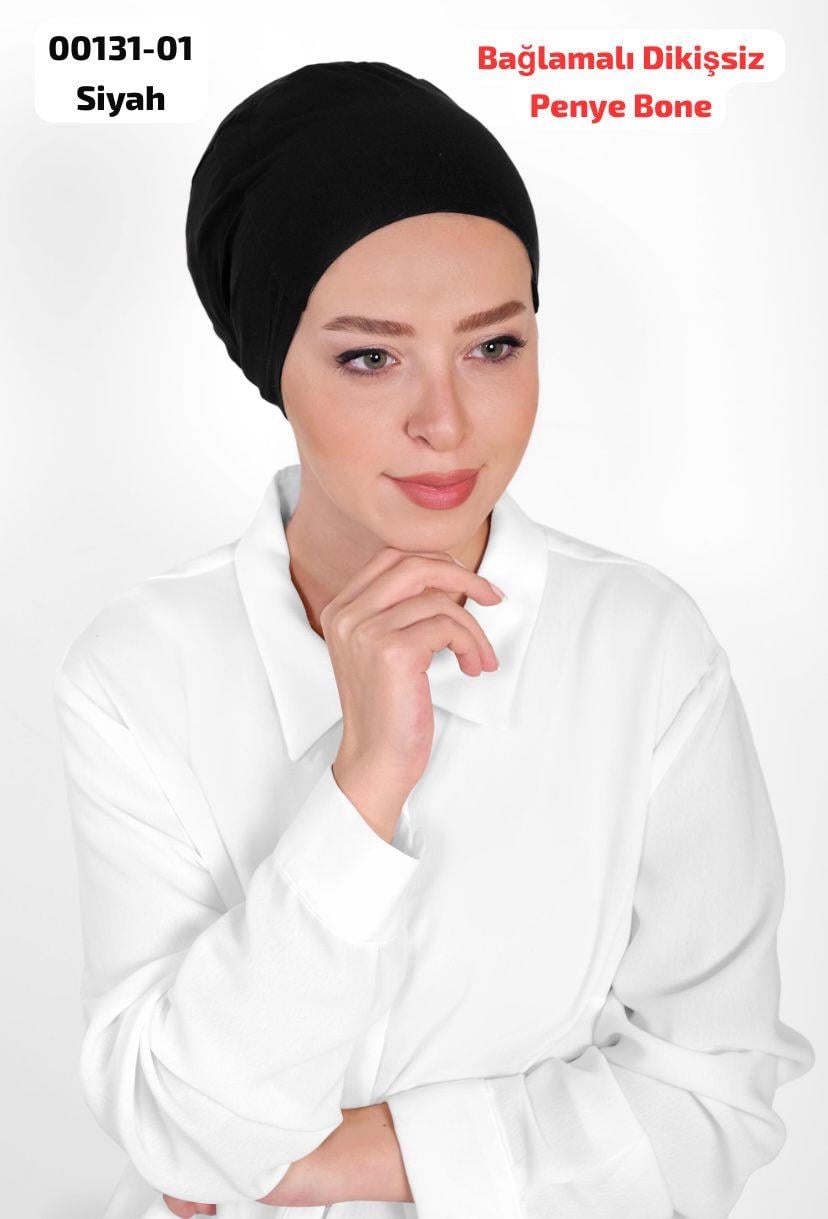 00131 Dikişsiz Penye Bone Bağlamalı