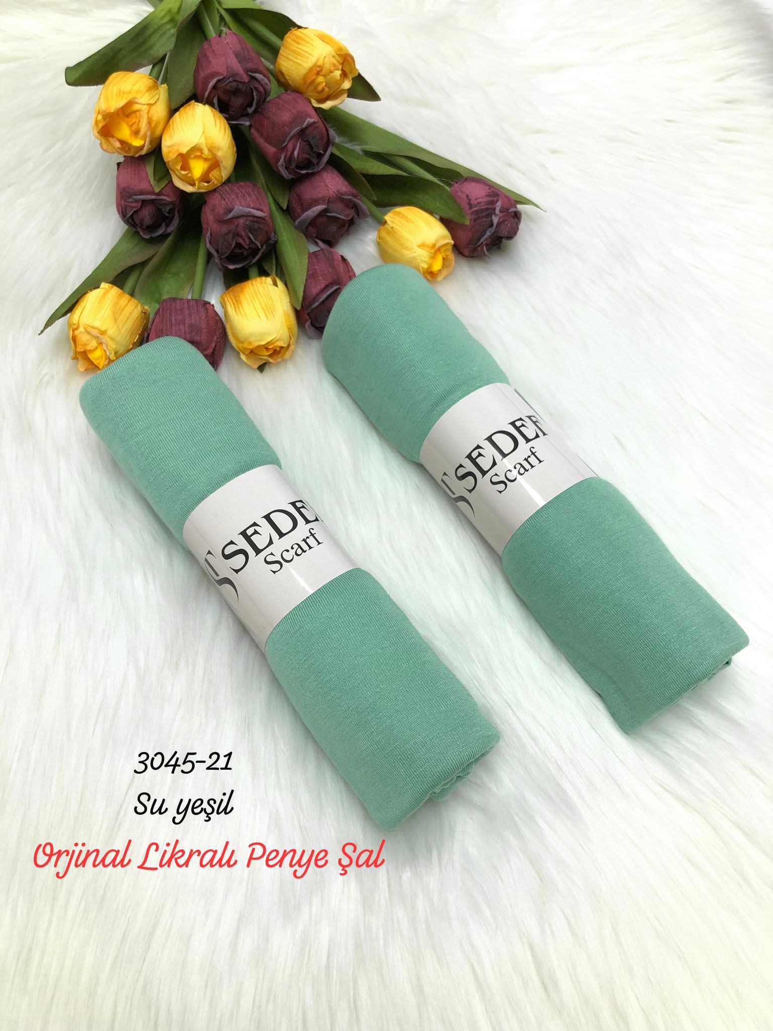 3045 Lüks Likralı Penye Şal