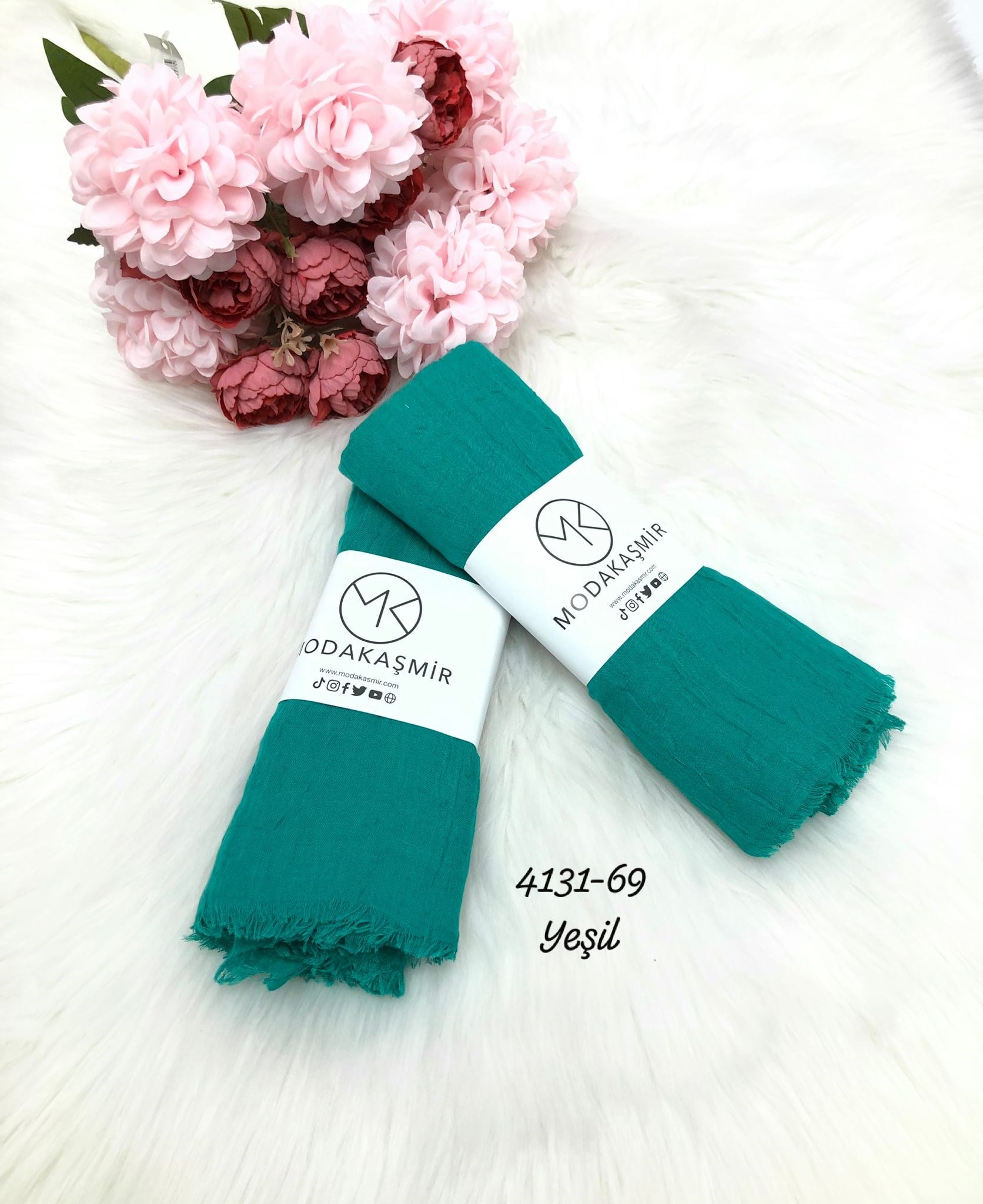 4131 Lüks Bambu Kraş Şal