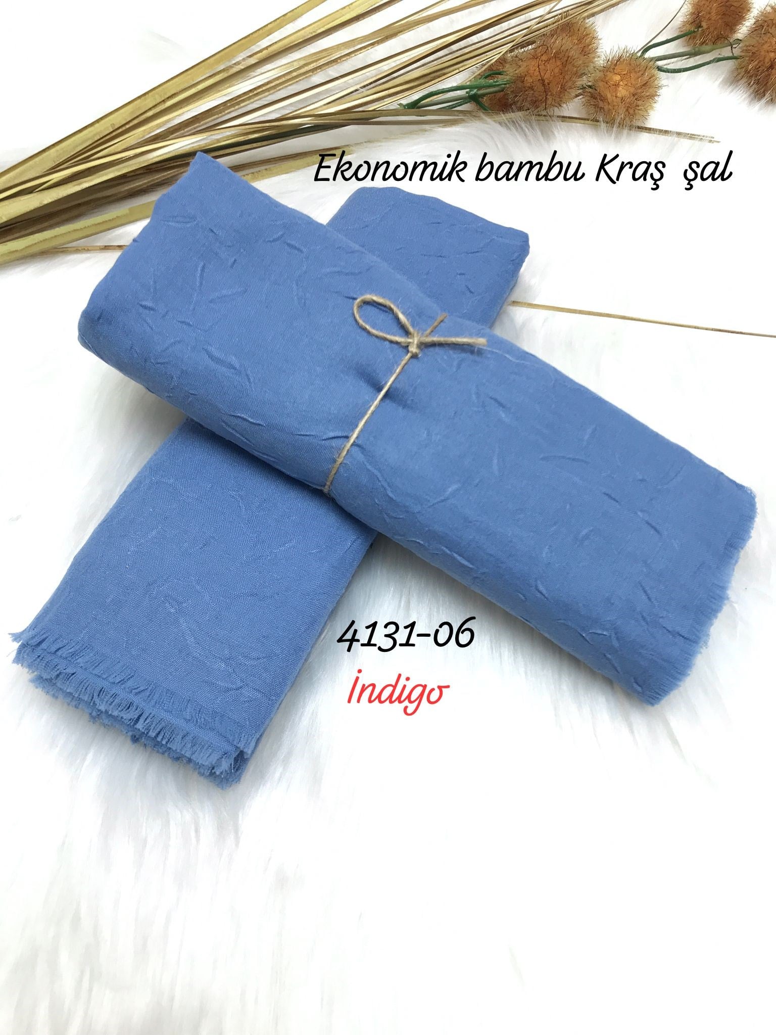 4131 Lüks Bambu Kraş Şal