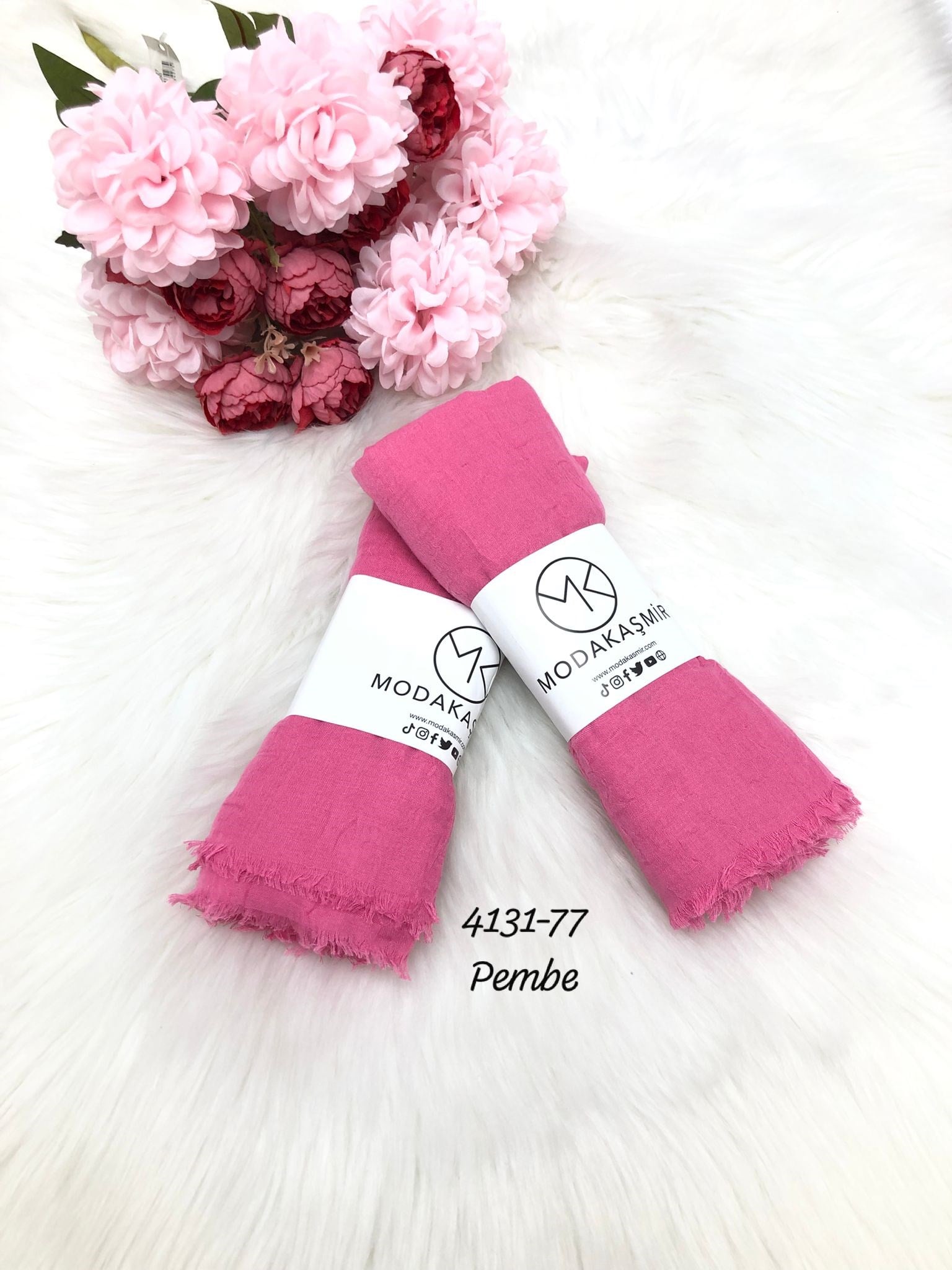 4131 Lüks Bambu Kraş Şal