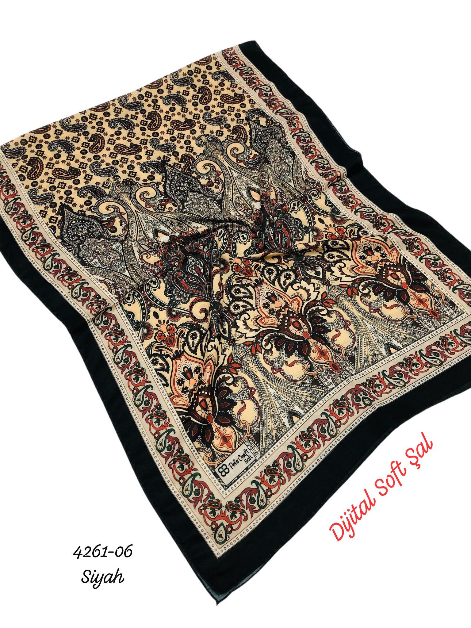4261 Dijital Soft Şal