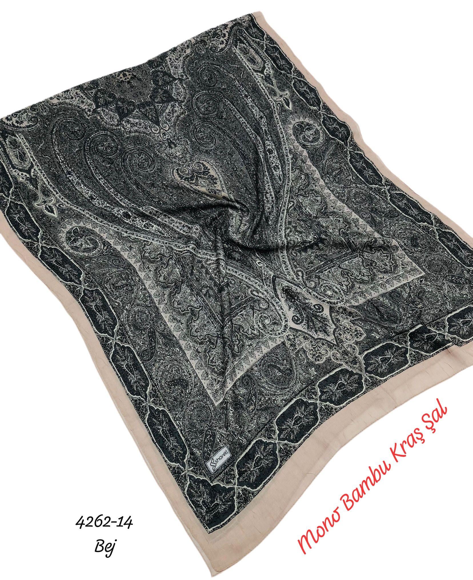 4262 Mono Bambu Kraş Şal