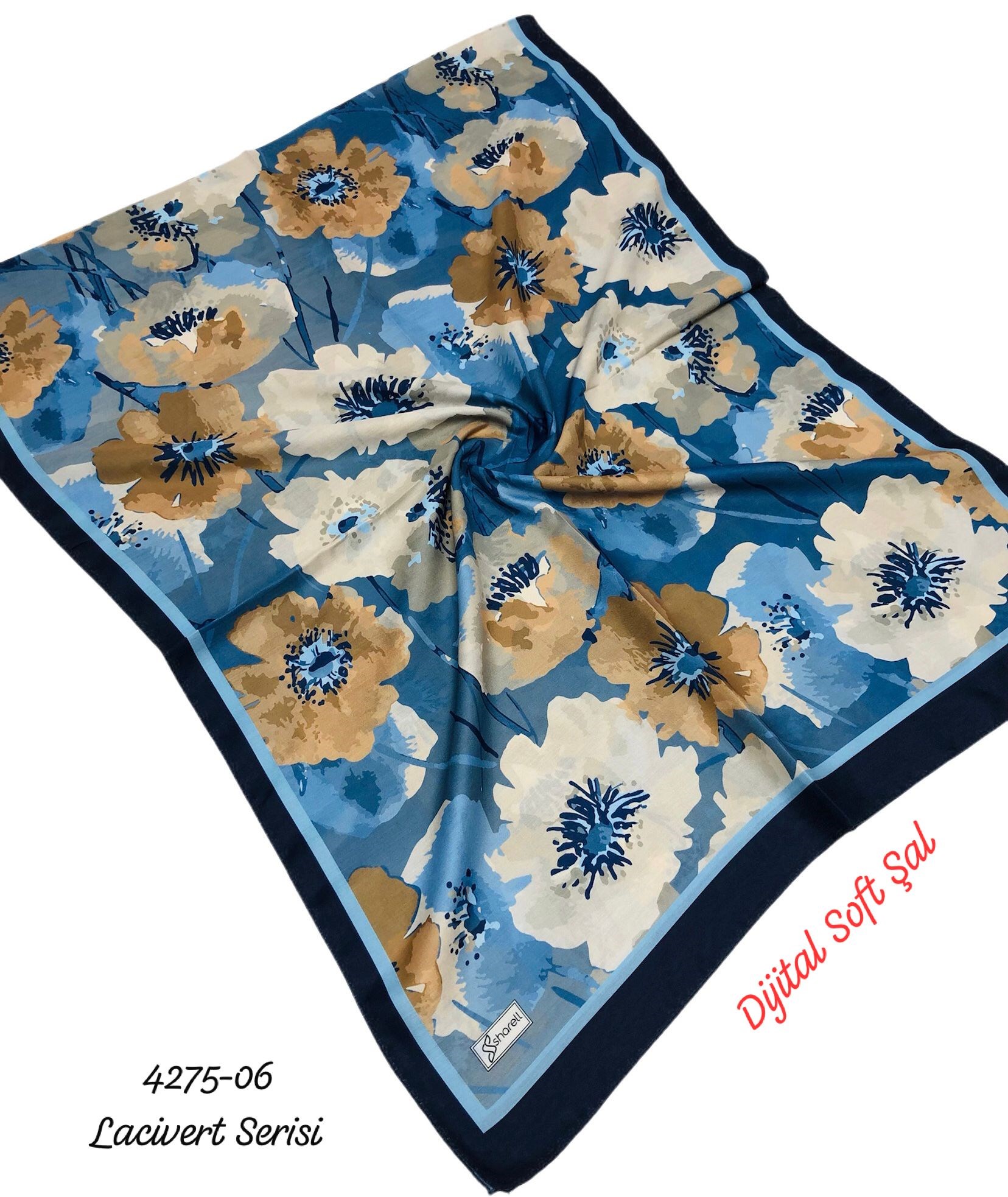 4275 Dijital Soft Şal
