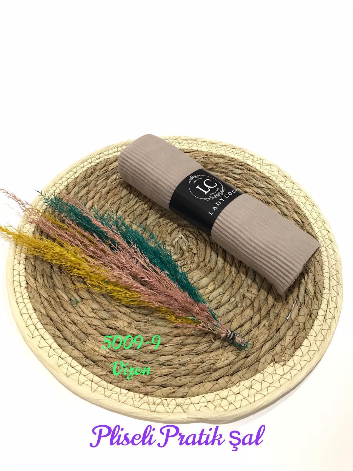 5009 Pliseli Pratik Şal