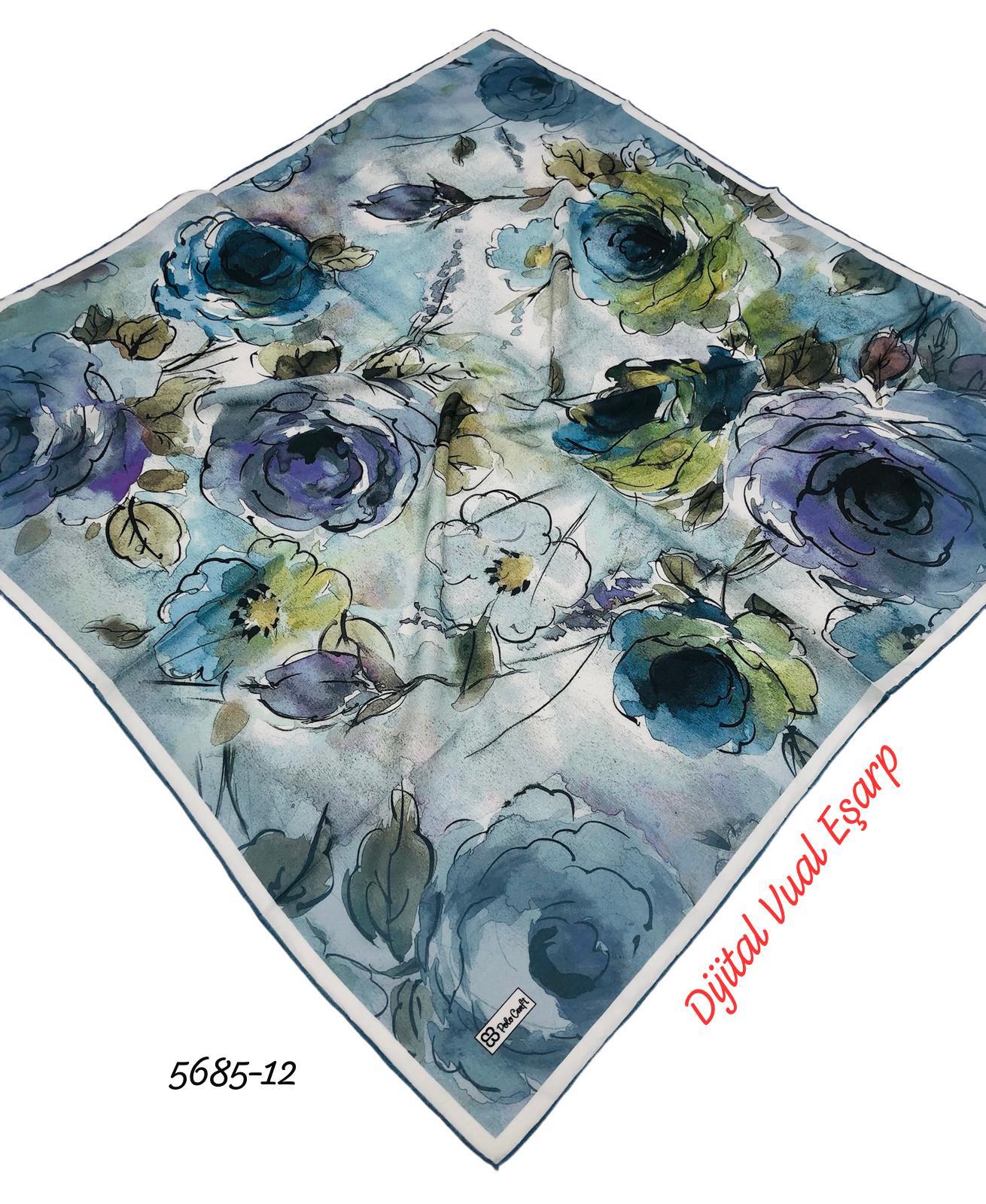 5685 Dijital Vual Eşarp