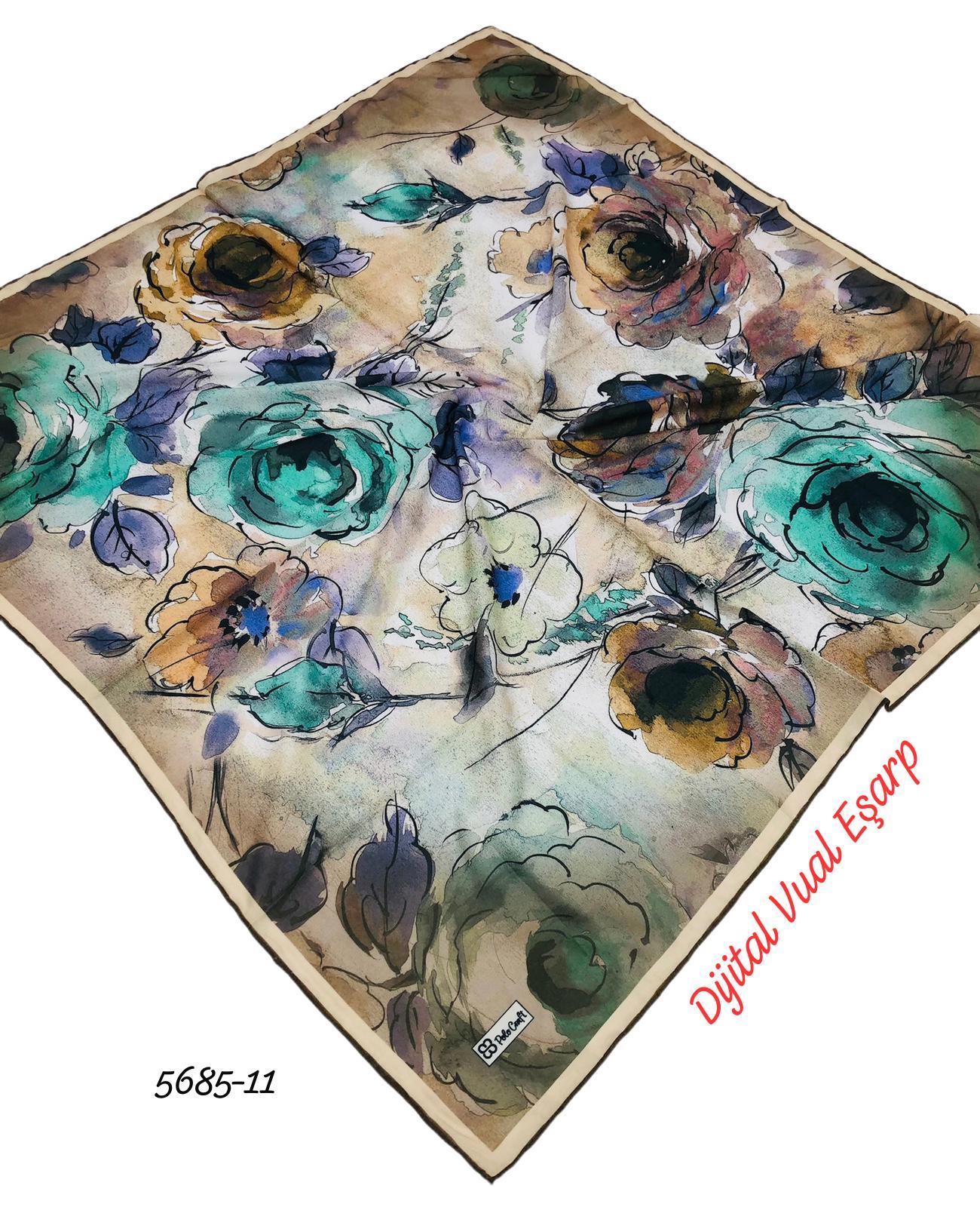 5685 Dijital Vual Eşarp