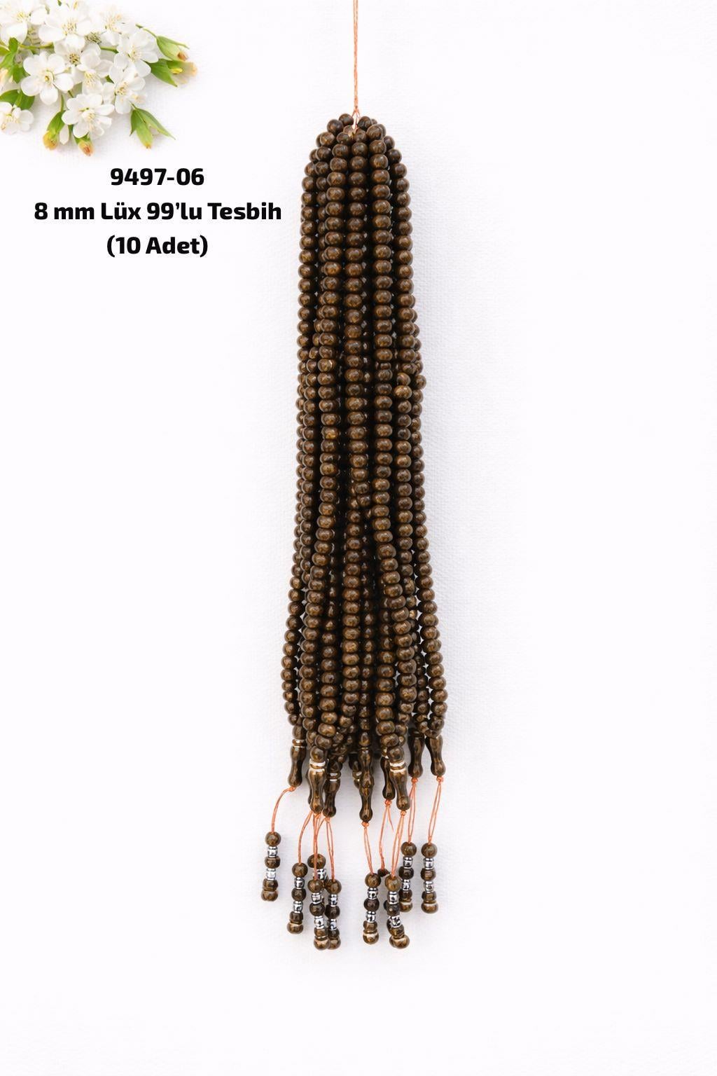 8 mm Lüks 99'lu Tesbih