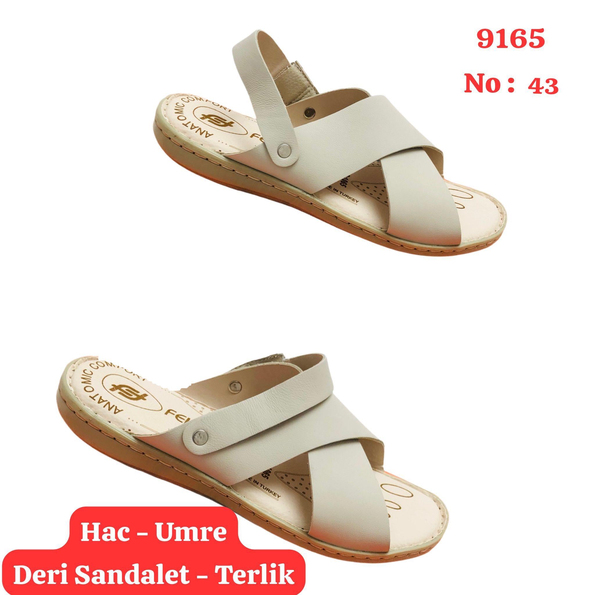 9165 Deri Sandalet Terlik
