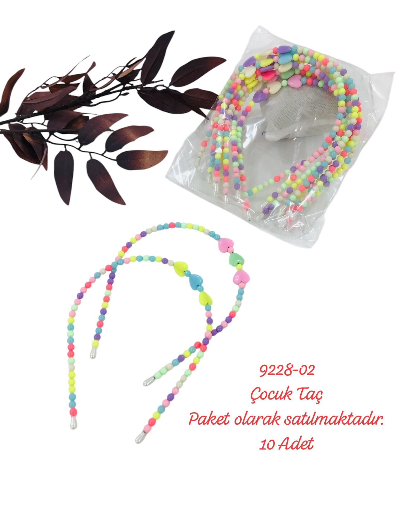 9228 Çocuk Taç (10'lu Paket)