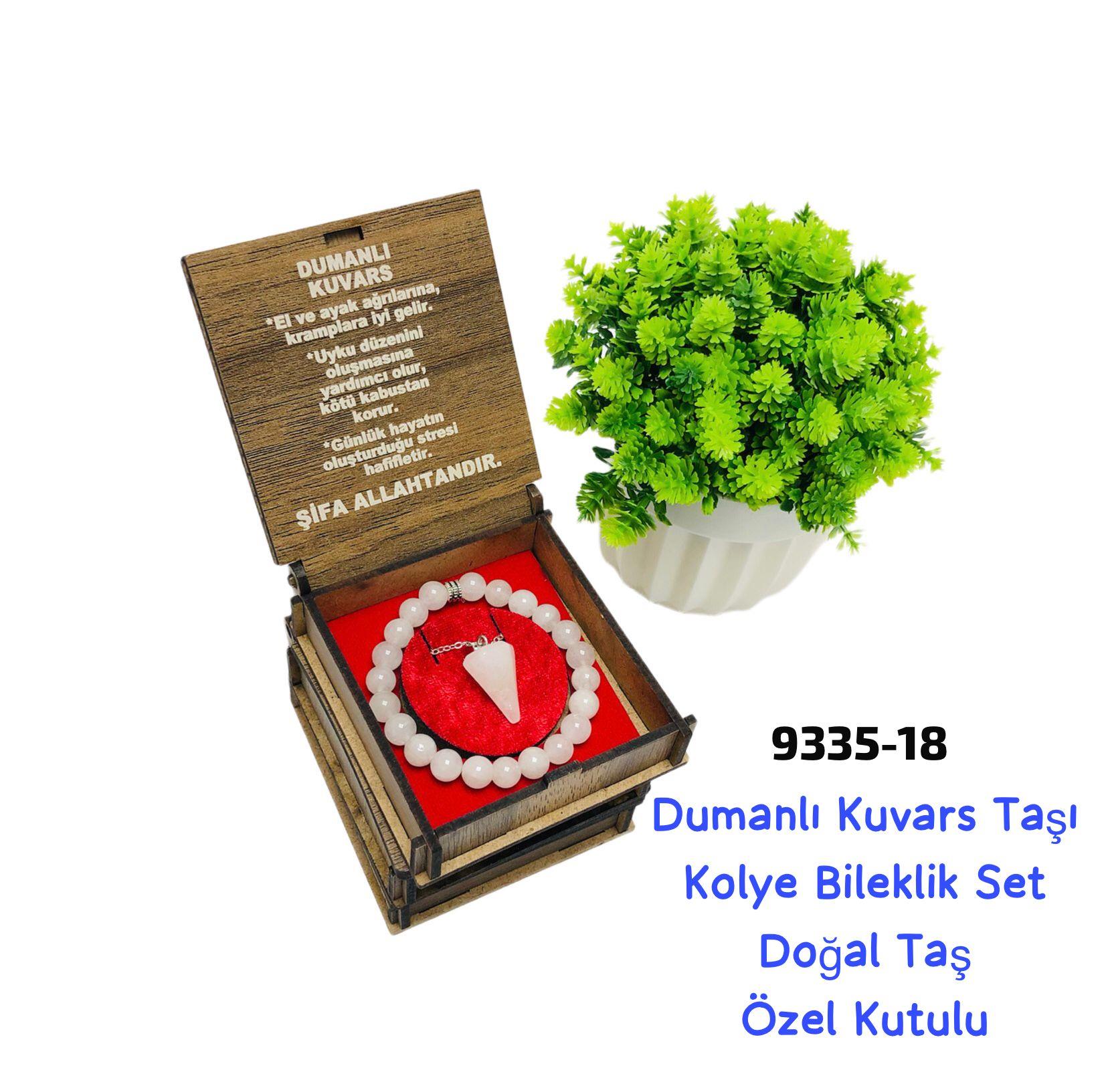 9335 Akik Taşı Kolye Bileklik Set
