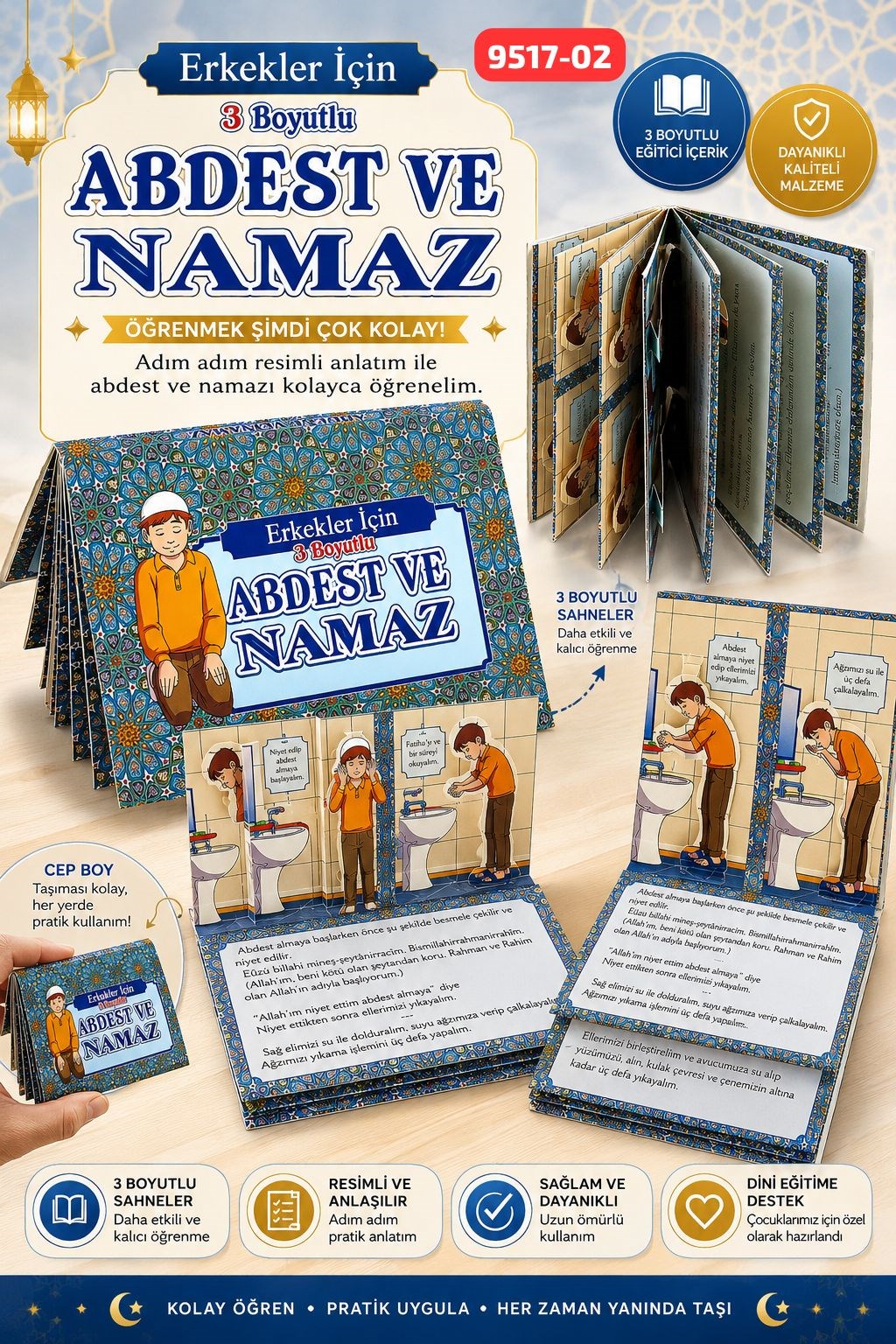 Abdest Ve Namaz Öğretici Kitap
