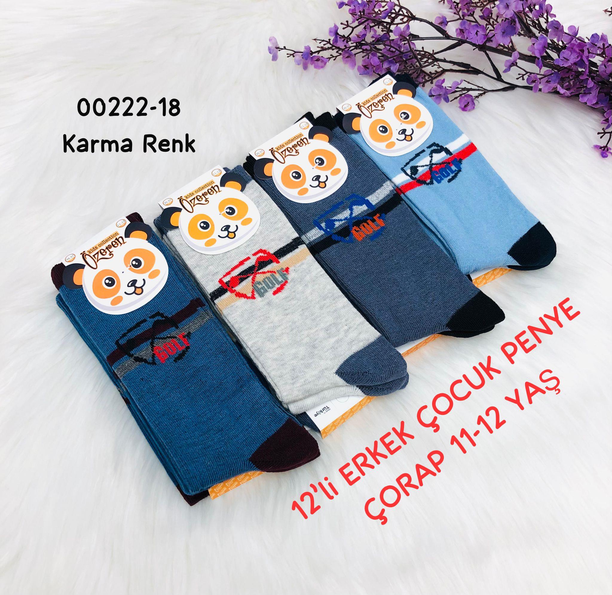 Erkek Çocuk Penye Çorap