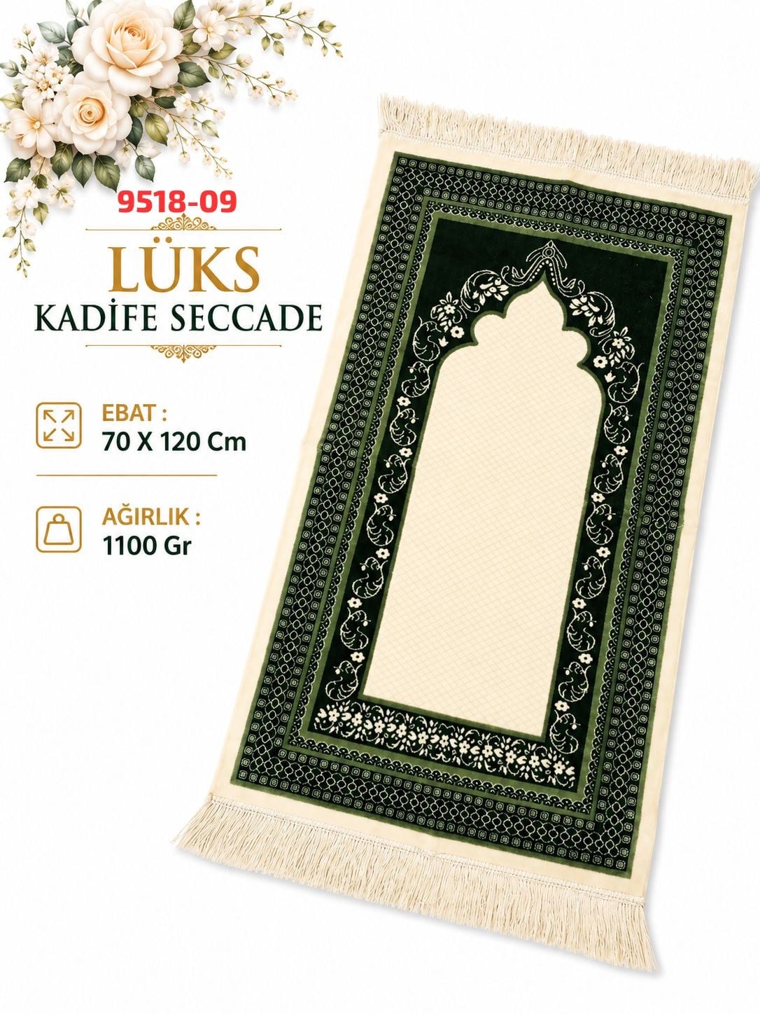 Kaliteli Kadife Seccade