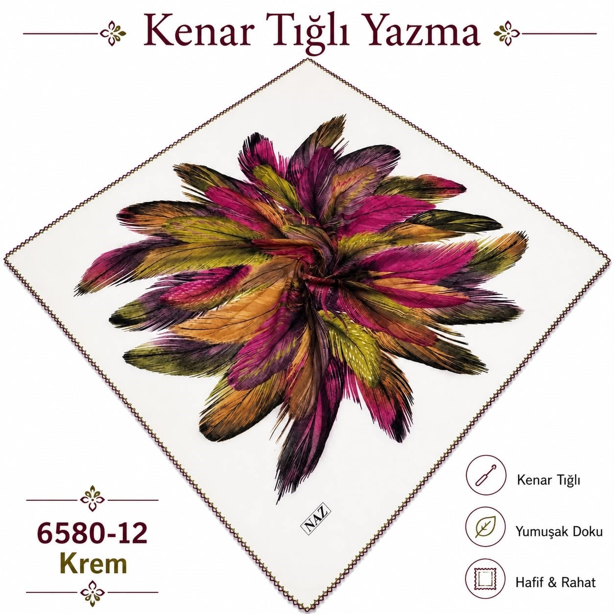 Kenar Tığlı Yazma