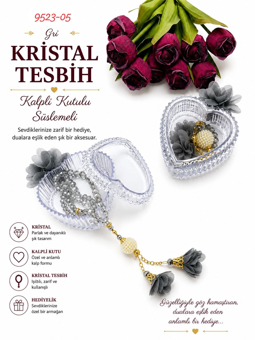Kutulu Tesbih Set