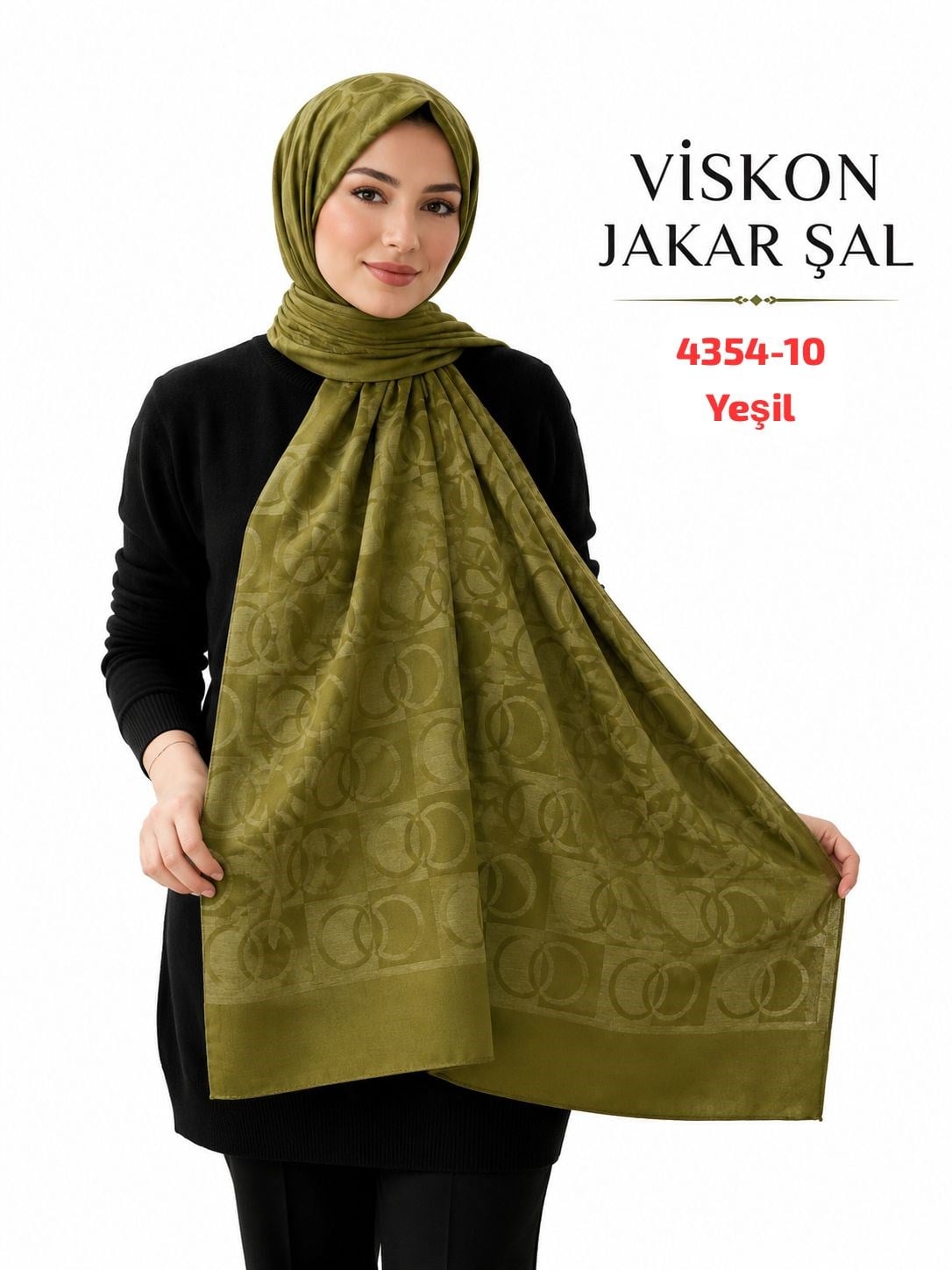 Lüx Viskon Jakar Şal