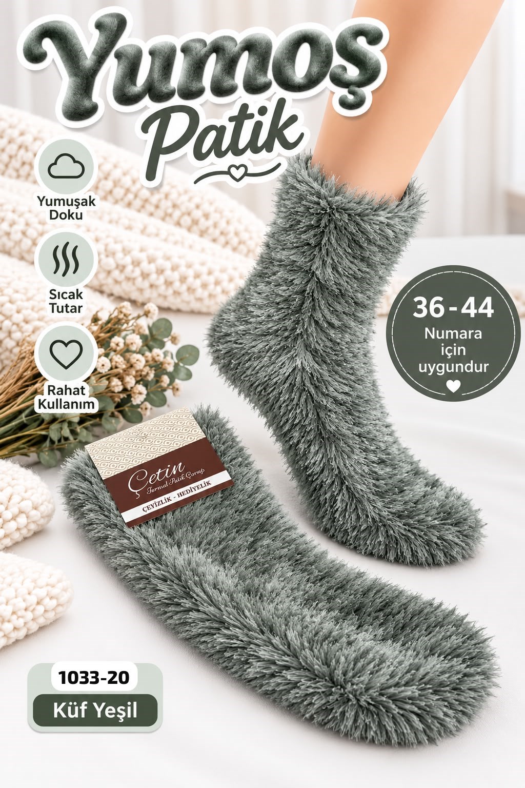 Yumoş Patik Çorap