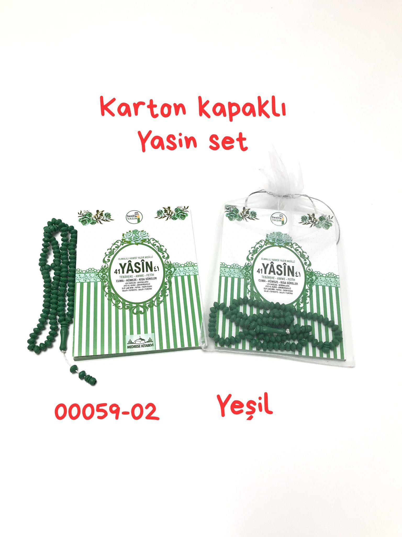 00059 SET Karton Kapaklı Yasin