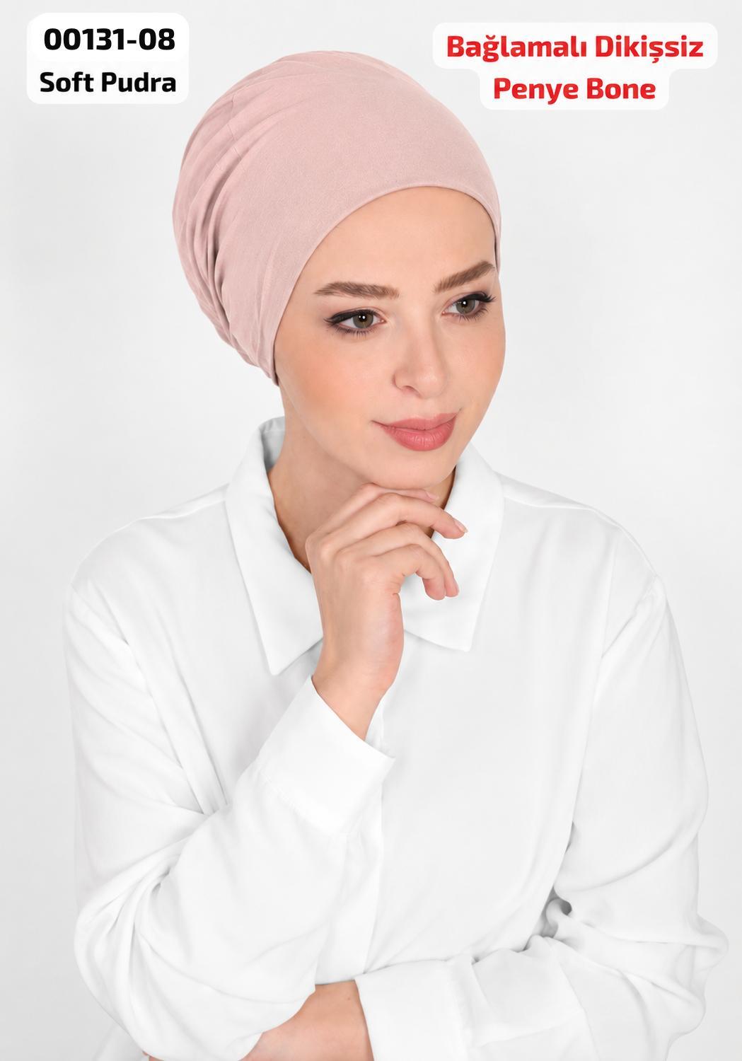 00131 Dikişsiz Penye Bone Bağlamalı