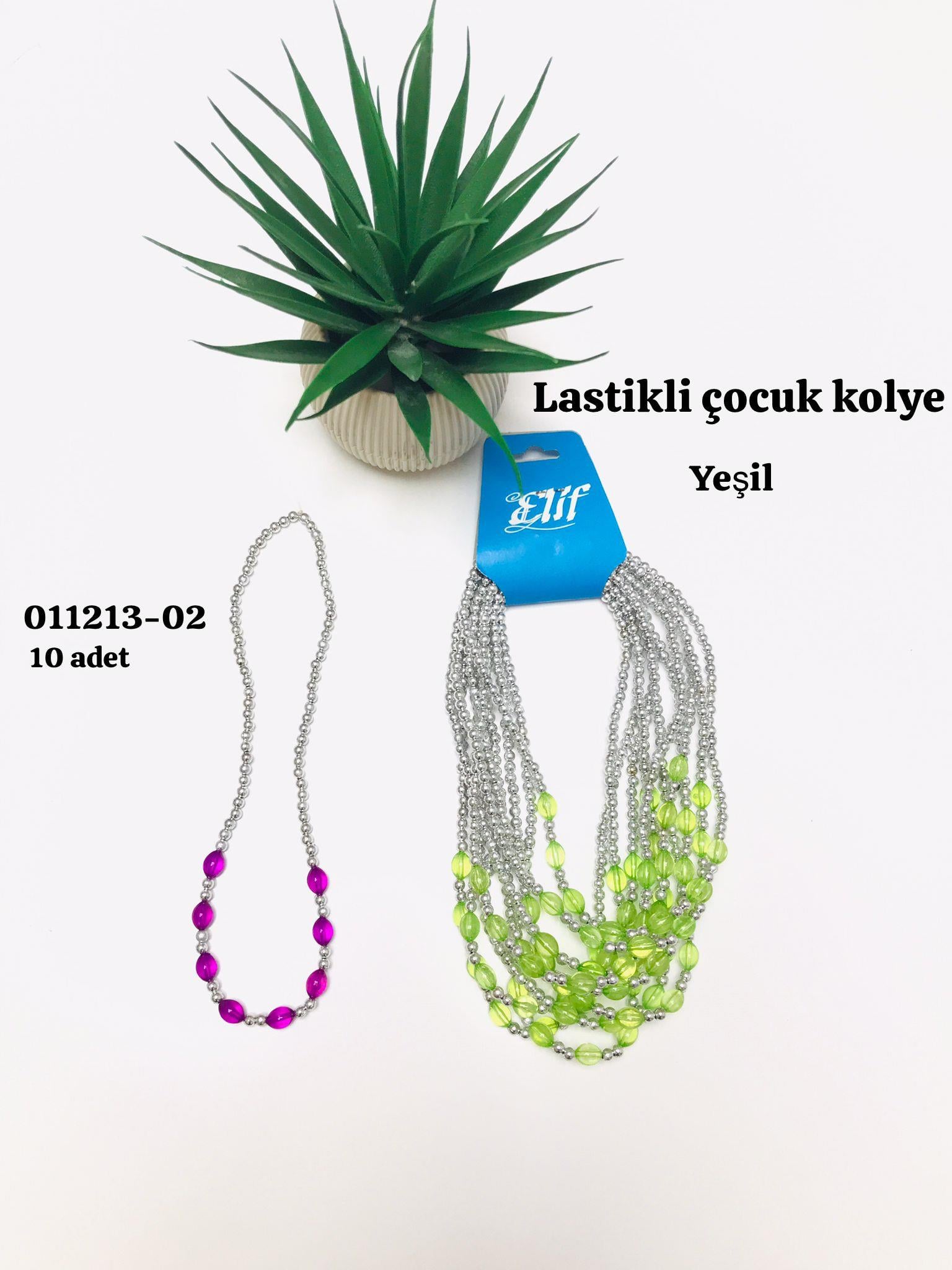 011213 Lastikli Çocuk Kolye