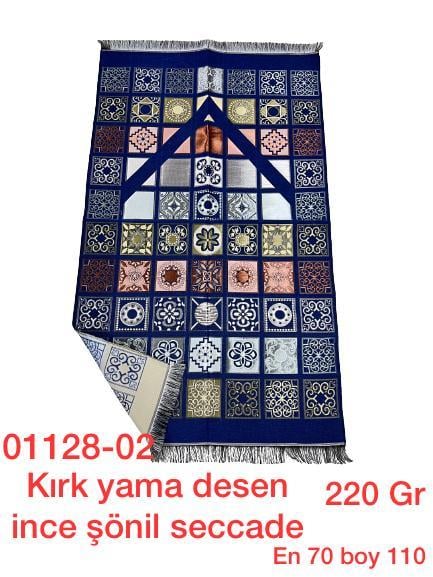 01128 Kırk Yama Desen Seccade