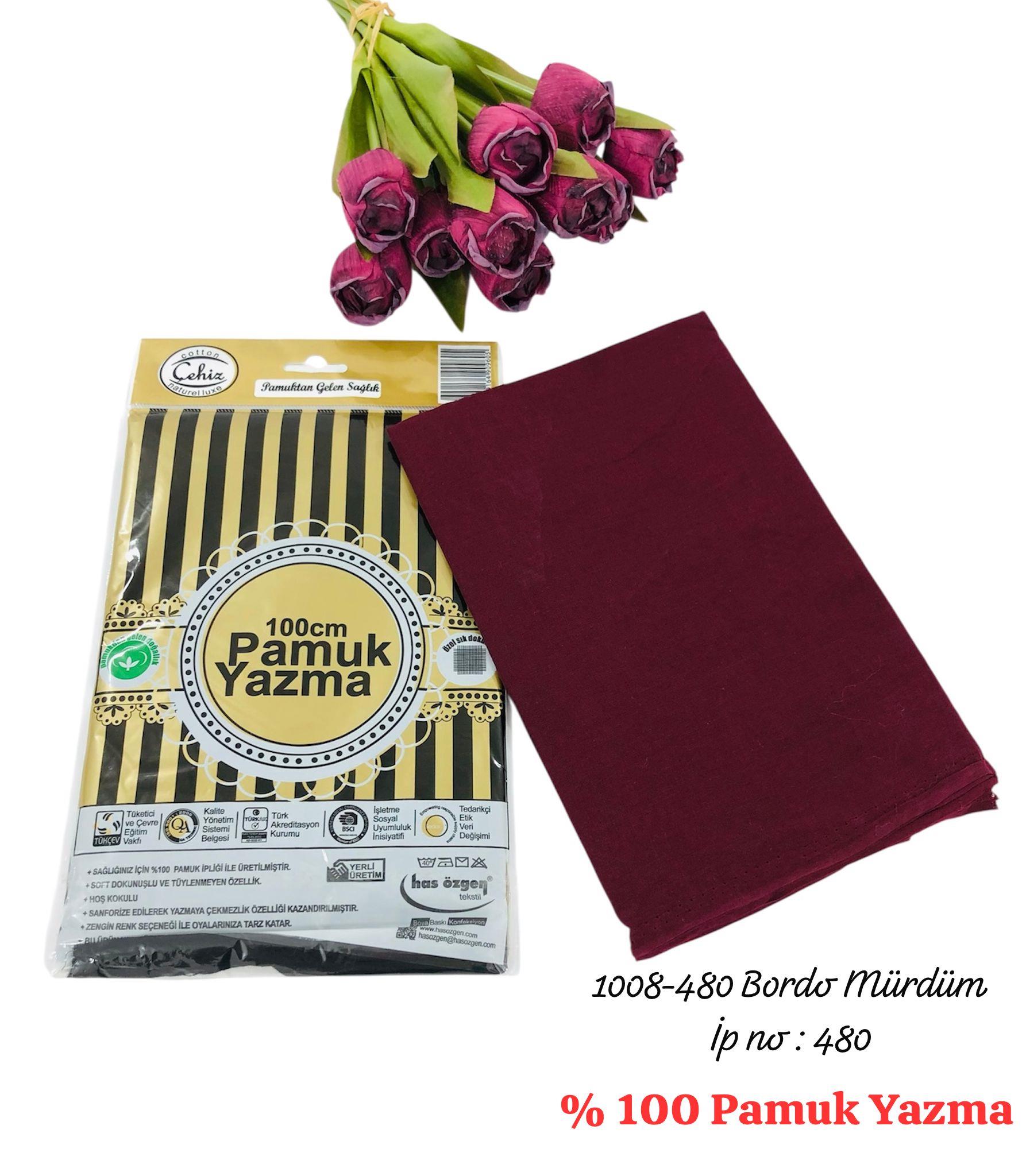 1008 %100 Pamuklu Poşetli Yazma
