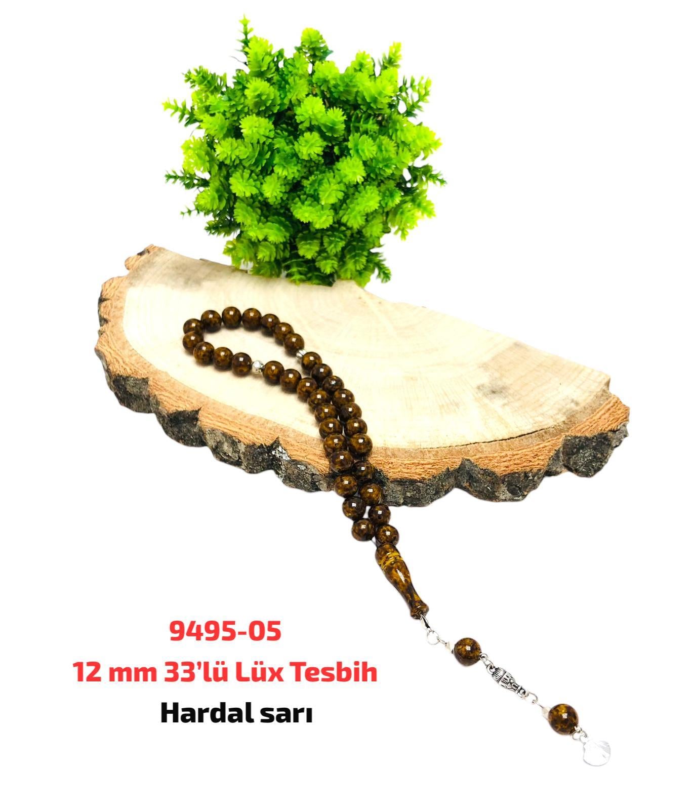 12 mm 33'lü Lüks Tesbih