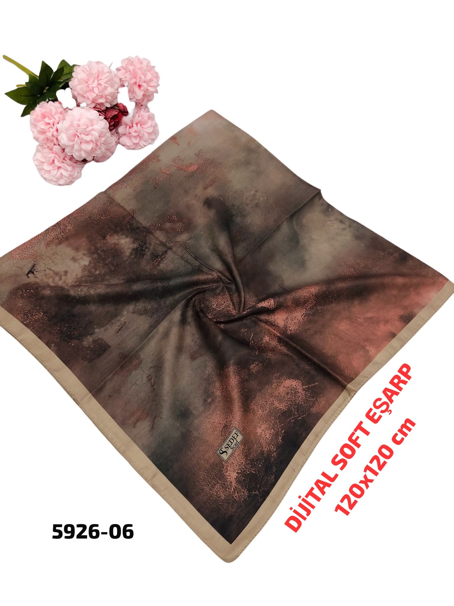 120 cm Soft Eşarp Büyük Eşarp