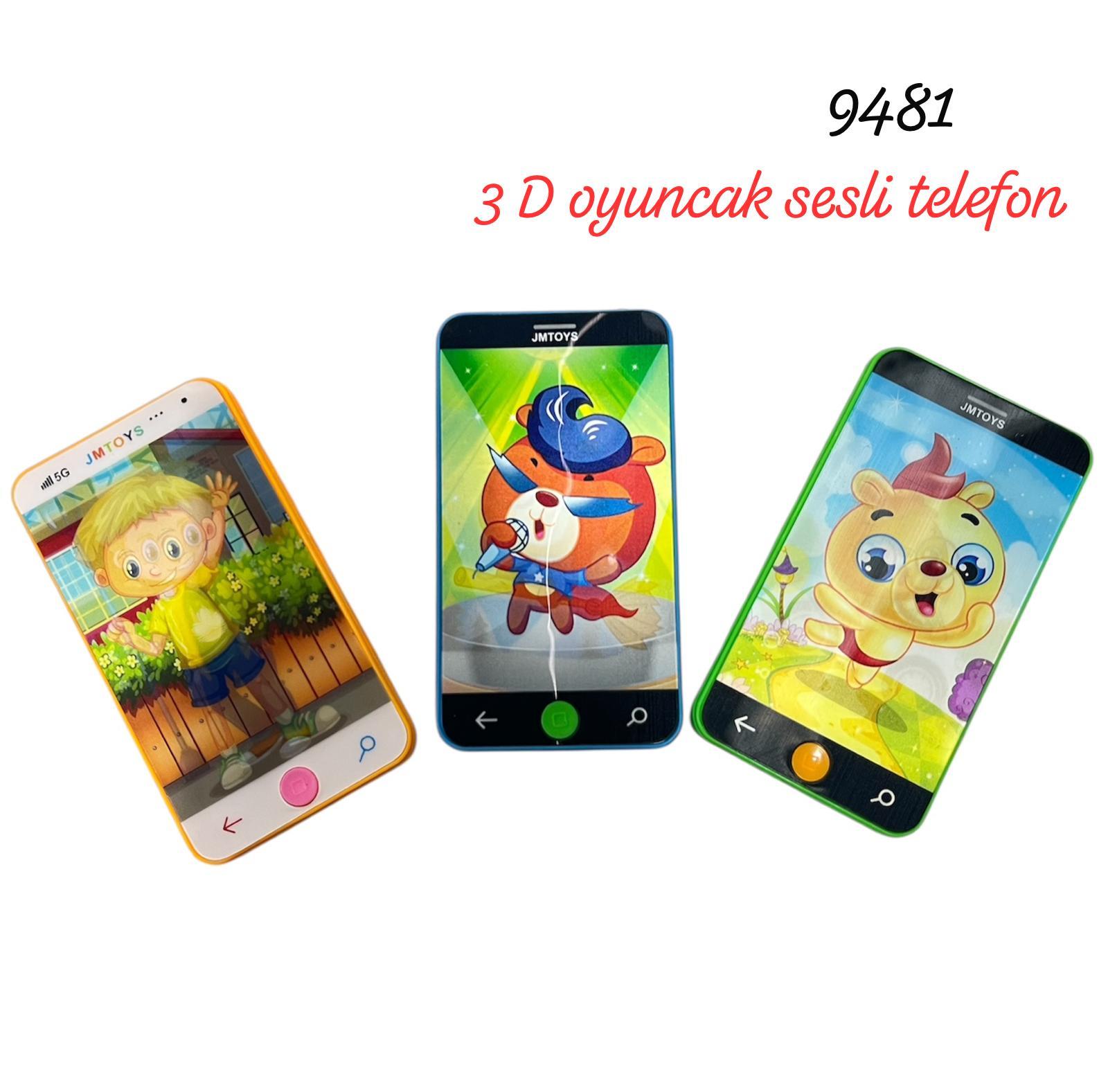 3 D Telefon Oyuncak Sesli