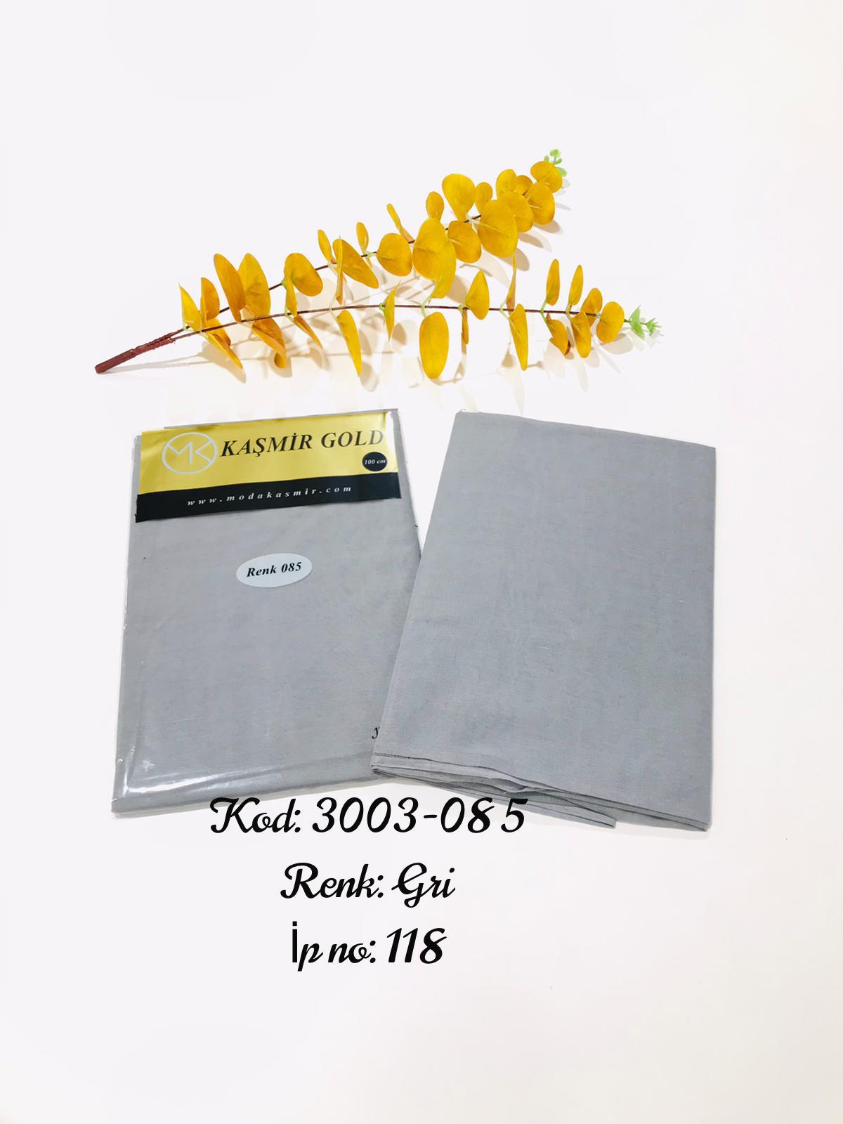 3003 Poşetli Kaşmir 100 Cm Düz Yazma
