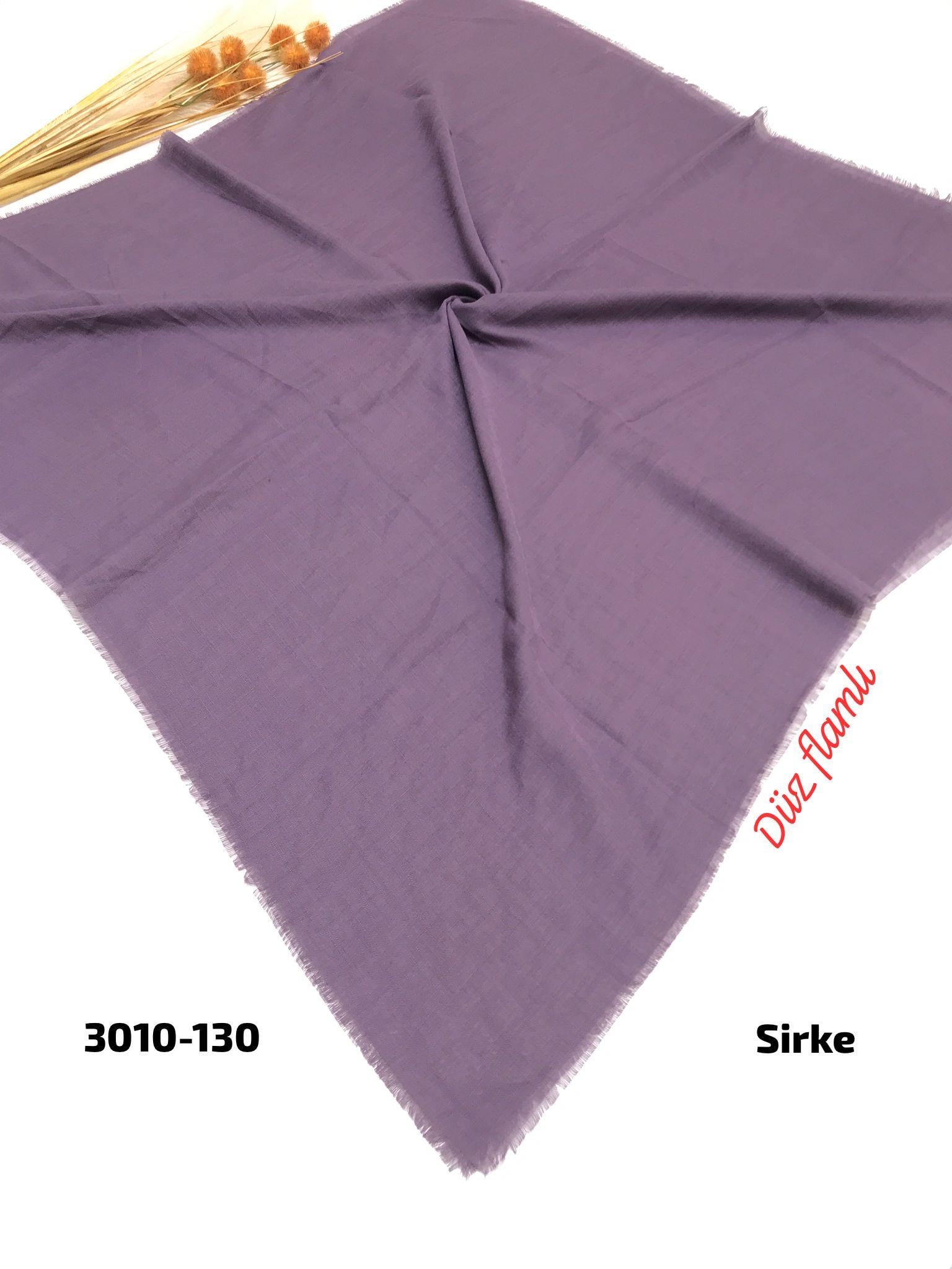 3010 Düz Flamlı Eşarp