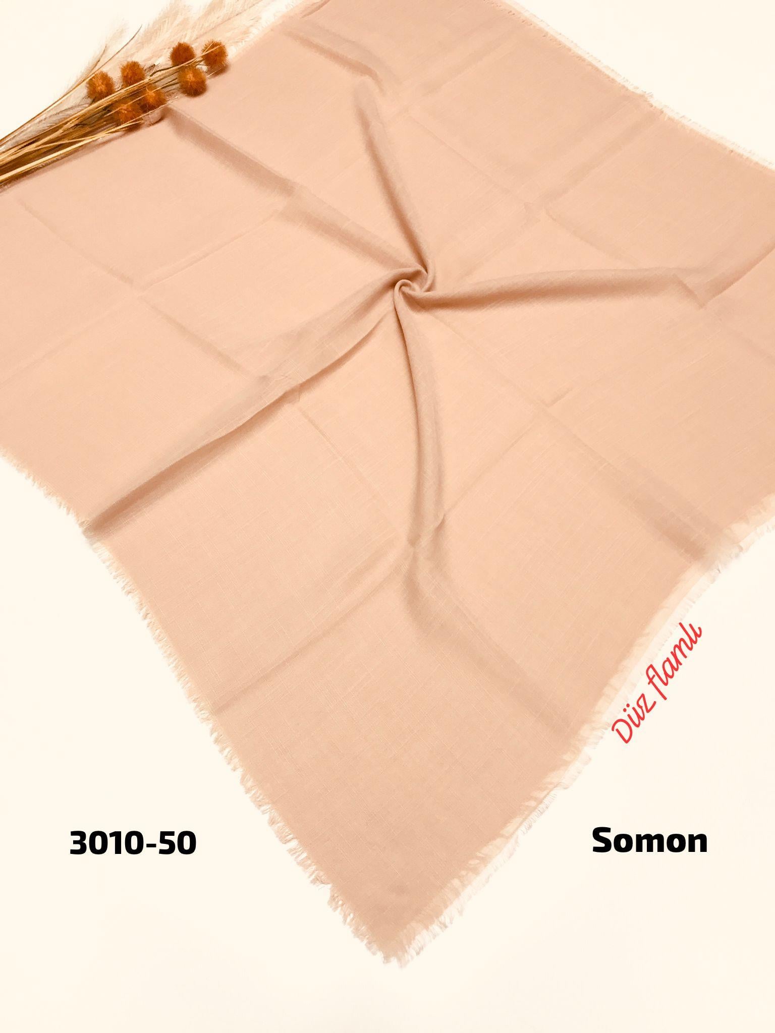 3010 Düz Flamlı Eşarp