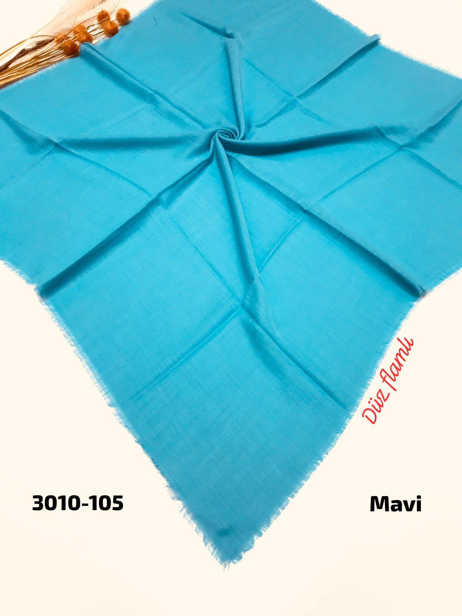 3010 Düz Flamlı Eşarp