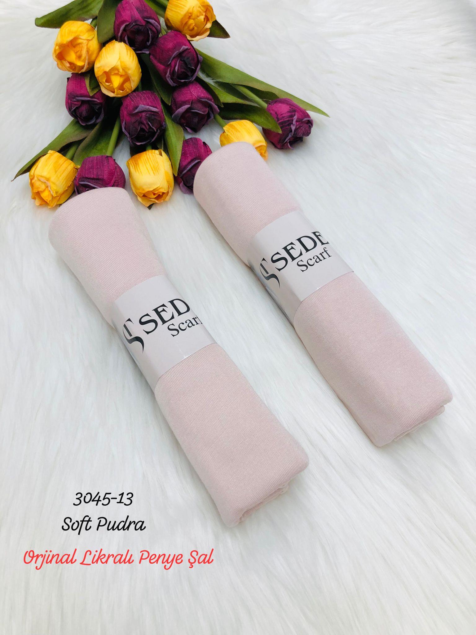 3045 Lüks Likralı Penye Şal