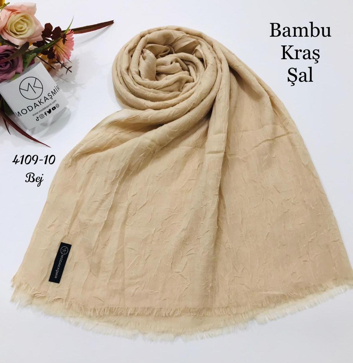 4109 Moda Kaşmir Bambu Kraş Şal