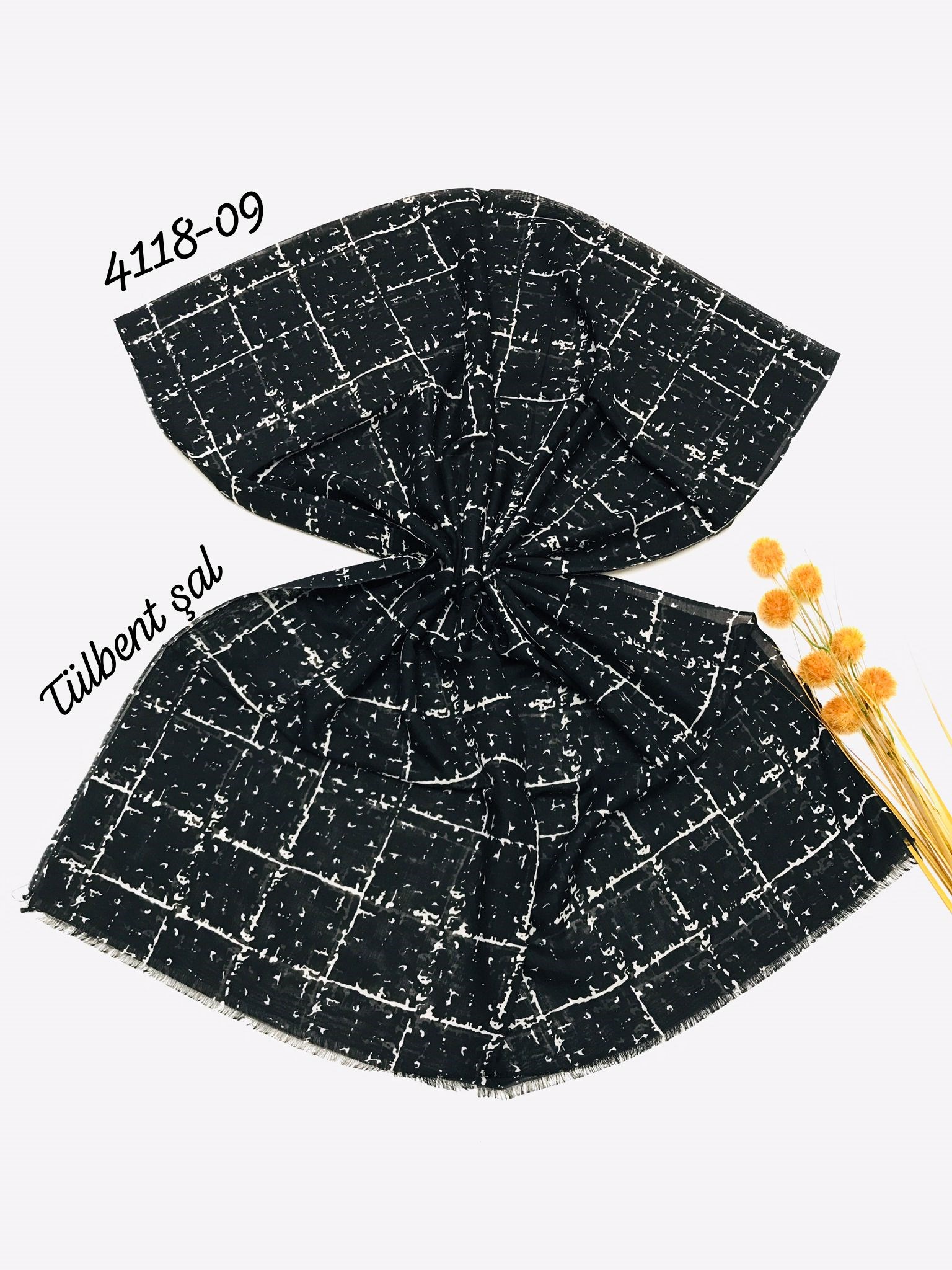 4118 Tülbent Şal