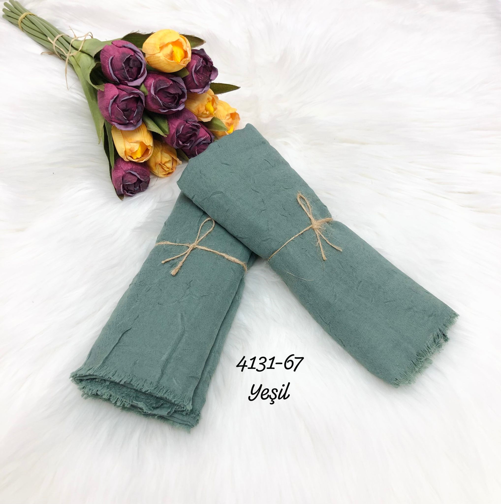 4131 Lüks Bambu Kraş Şal