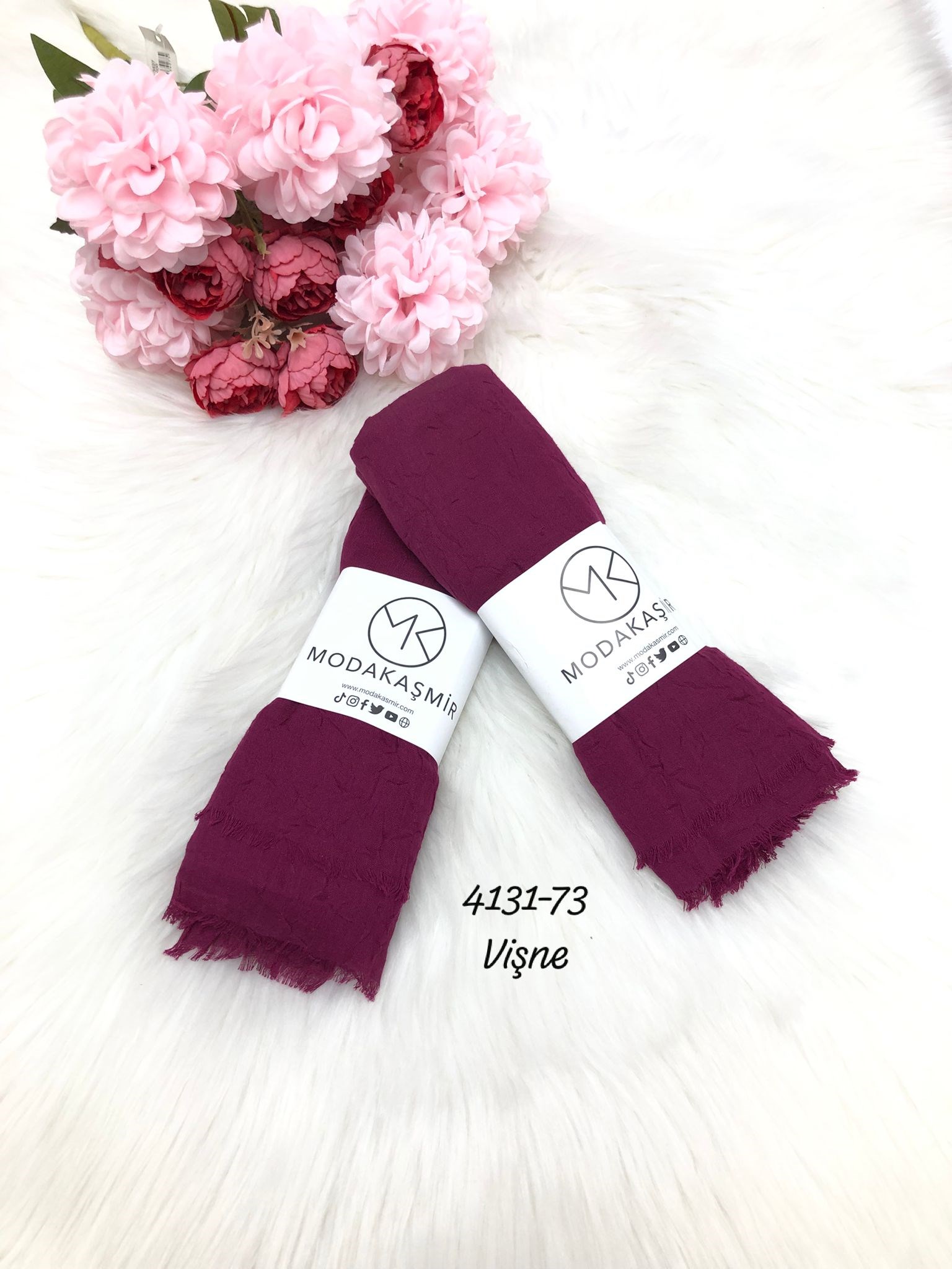 4131 Lüks Bambu Kraş Şal