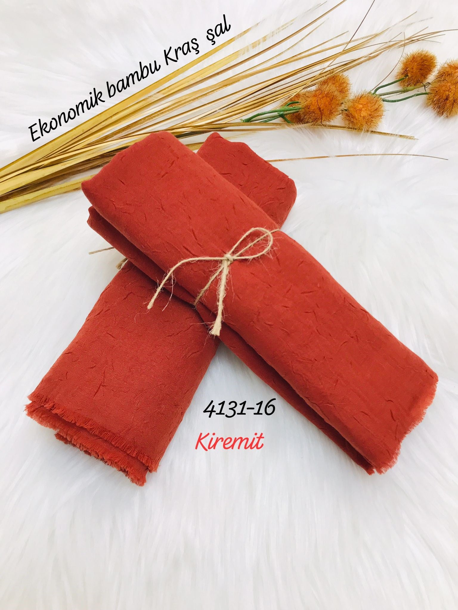 4131 Lüks Bambu Kraş Şal