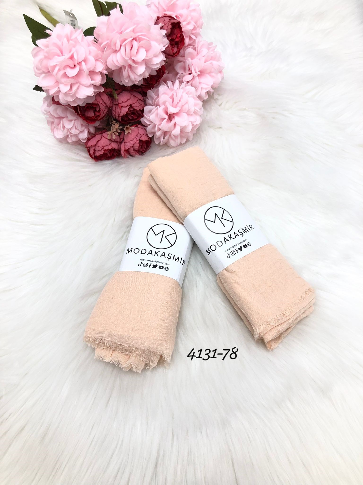 4131 Lüks Bambu Kraş Şal