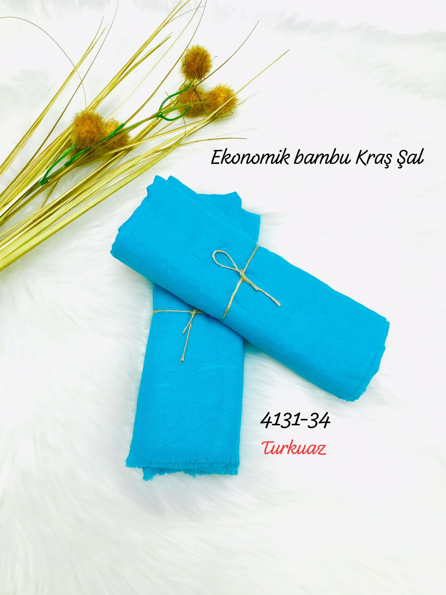 4131 Lüks Bambu Kraş Şal