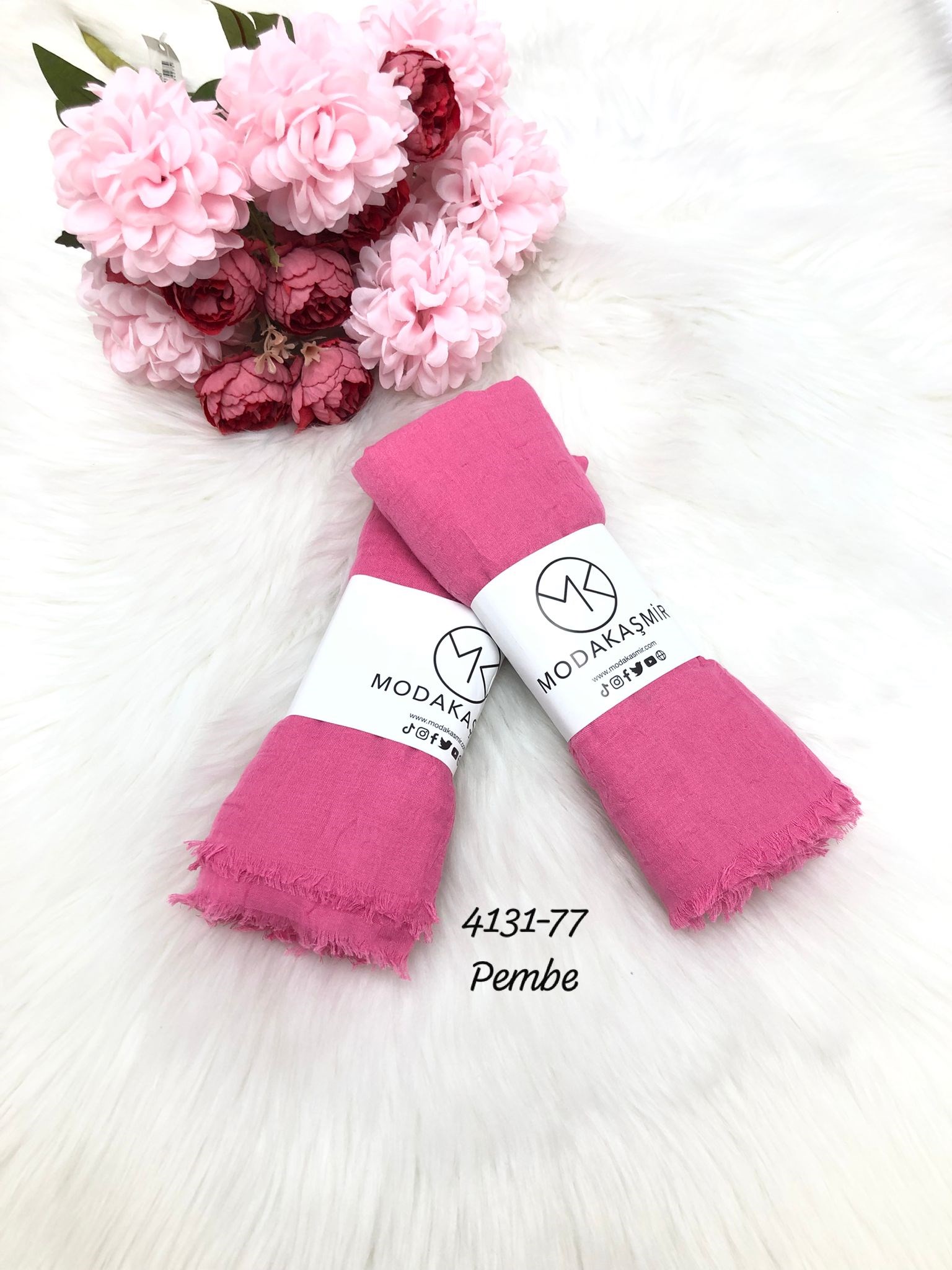 4131 Lüks Bambu Kraş Şal