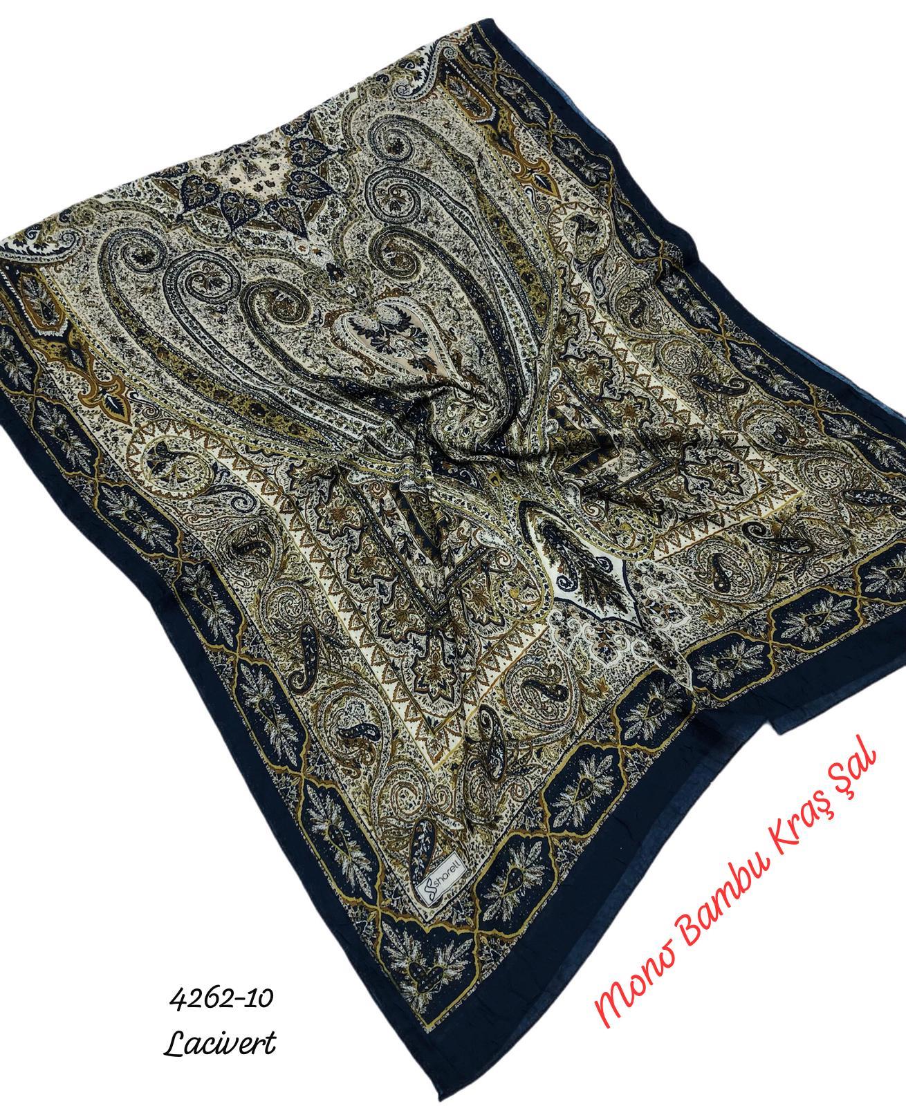 4262 Mono Bambu Kraş Şal