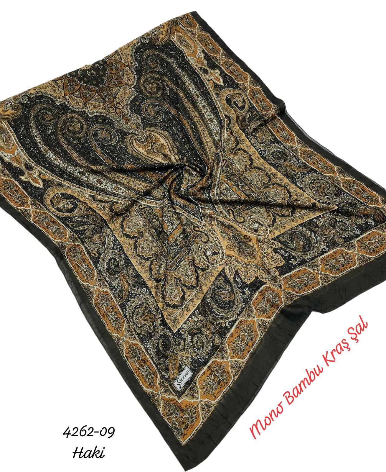 4262 Mono Bambu Kraş Şal