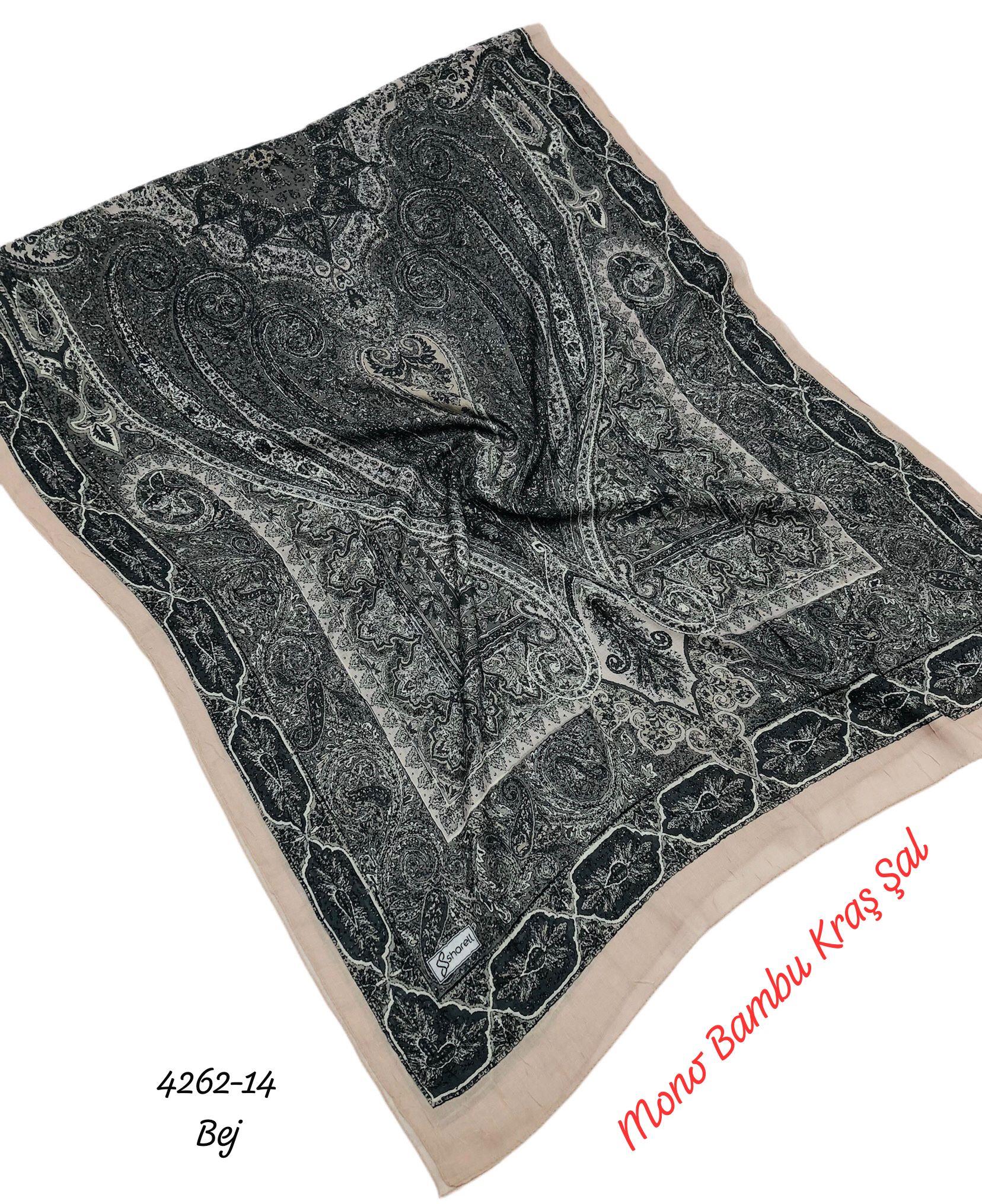 4262 Mono Bambu Kraş Şal